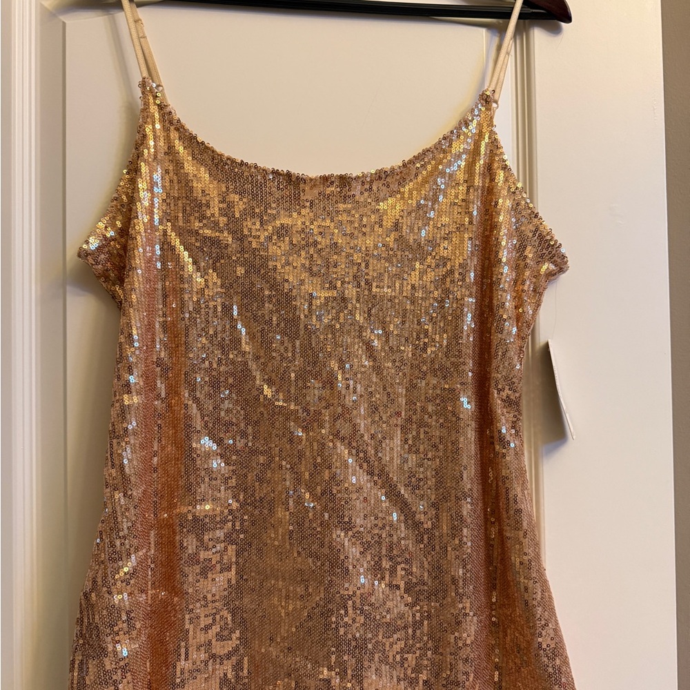 Sequin Gold cami Top